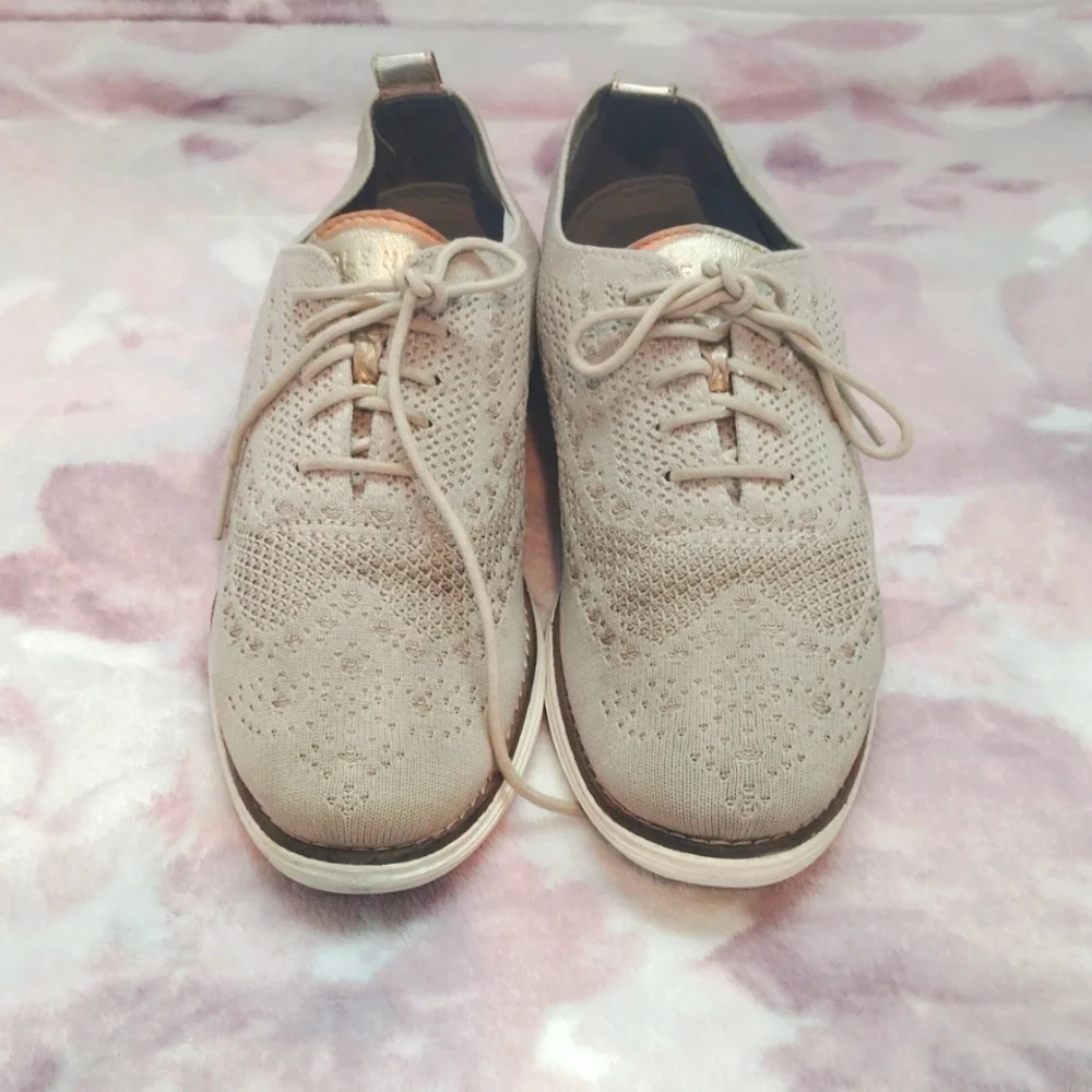 Cole Haan Knit Oxford Shoes - Picture 3 of 7